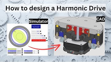 Harmonic Drive Design Process - 3D printed - Easy Method - For NEMA17 Stepper Motor