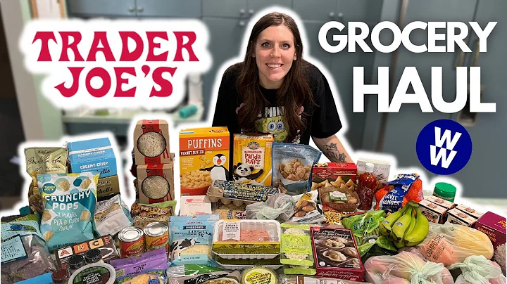 HUGE Healthy Trader Joe's Grocery Haul | WeightWatchers Points & Calories/Macros/Nutrition Info