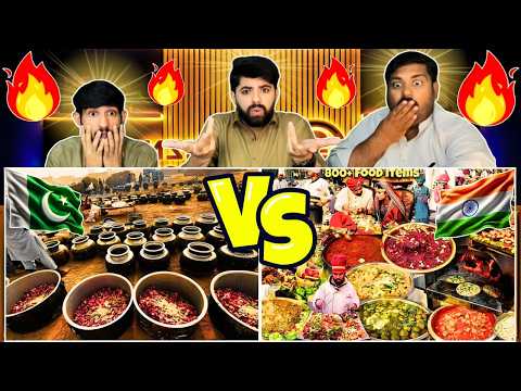 Reaction On Biggest Wedding Food India vs Pakistan | स्वाद |Pakistani Reaction🔥