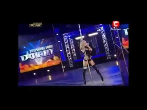 Yetenek sizsiniz yarışmasında ukranyalı güzel kızdan mükemmel stipriz show