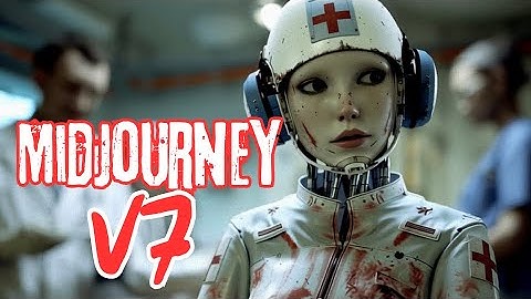 Robot Healthcare. Midjourney V7 Video + Topaz