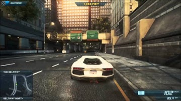 Need For Speed Most Wanted 2012 gameplay Nvidia Geforce GTX ASUS 550 ti 1GB i5 4gb ram max settings