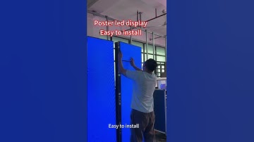 Indoor poster led display Magnetic module Easy to install #ledvdi #posterleddisplay #digitalsignage