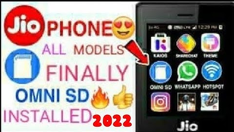 Jio phone omnisd download without pc all models new tricks in tamil