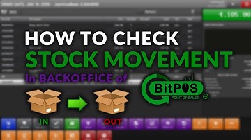 How to Check Stock Movement Report in BackOffice | BitPOS  (Reports)