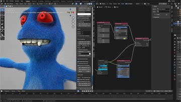 Making Blouie & Sam - Adding fur in Blender 3.0.1. and Octane Render - Tutorial
