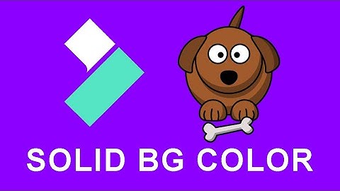 How To Add Solid Background Color In Filmora (Video With Transparency)