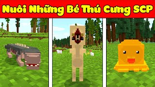 JAYGRAY SÁNG TẠO THÀNH CÔNG CÁCH NUÔI NHỮNG BÉ THÚ CƯNG SCP SIÊU NGẦU TRONG MINECRAFT*SCP CỰC CUTE