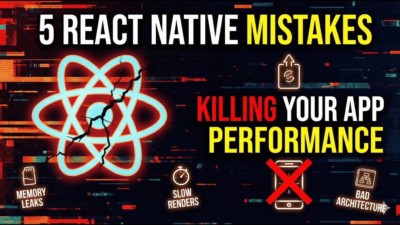 5 React Native Mistakes Killing Your App Performance - YouTube