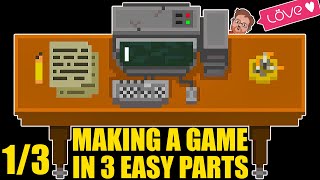 MAKING A GAME In 3 Easy Steps Using Love2D & Lua (1/3)