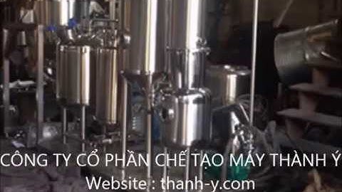 Máy cô đặc dược liệu chân không | LH: 0915448942