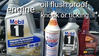 Lucas oil stabilizer \& marvel mystery oil vs engine knock or tick proof oil flush