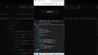 💀 This File Upload UI Feels Alive (HTML CSS JS)