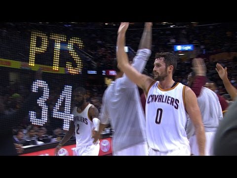 Kevin Love RIDICULOUS 34 Point Quarter l 11.23.16