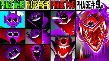 Incredibox Sprunki Mix: Phase 1 VS Phase 2 VS Phase 3 VS Phase 4 VS Phase 5 VS Phase 7-8 VS Phase 9