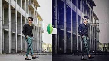 Snapseed Amazing Dark Blue Tone Effect | Dark Background Edit | New Snapseed Editing Tutorial