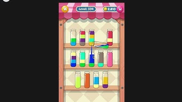 Water Sort Puzzle I Level 334 I  Facebook I SOLVED