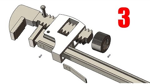 SolidWorks Tutorial #164: Pipe Wrench, pt3