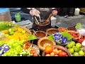 Colorful Crispy Papaya Salad - Thai Street Food