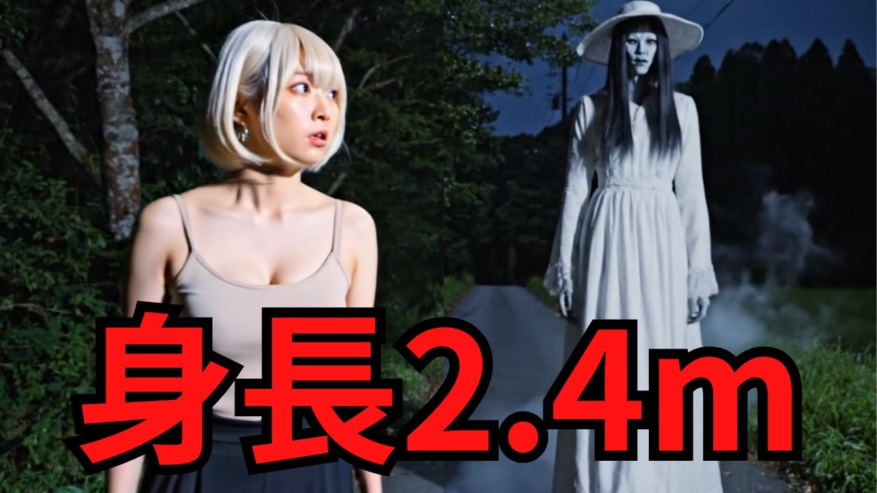 八尺様と遭遇してしまったAI女子 #笑える #ホラーコメディ #コントチャンネル  #ai #怖い話 #シュール #ネタ動画 #コント #都市伝説 #aiが考えた #21時のai