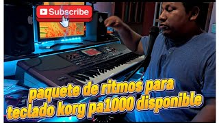 RITMOS PARA EL KORG PA1000// RITMOS GUATEMALA-GRUPEROS Y MAS!!! CHARLY GONZALEZ
