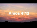 Amos 4 12