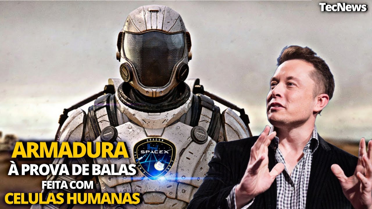 Armadura à prova de balas feita de células humanas | Projeto Starshild de Elon Musk | Spacex Militar