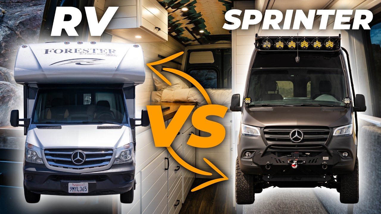 Sprinter Rv Vs Class A Rv The Truth About Van Life vs Class C Motorhomes - YouTube
