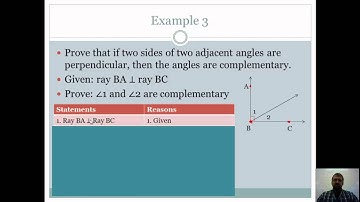3.6 Prove Theorems about Perpendicular Lines Examples