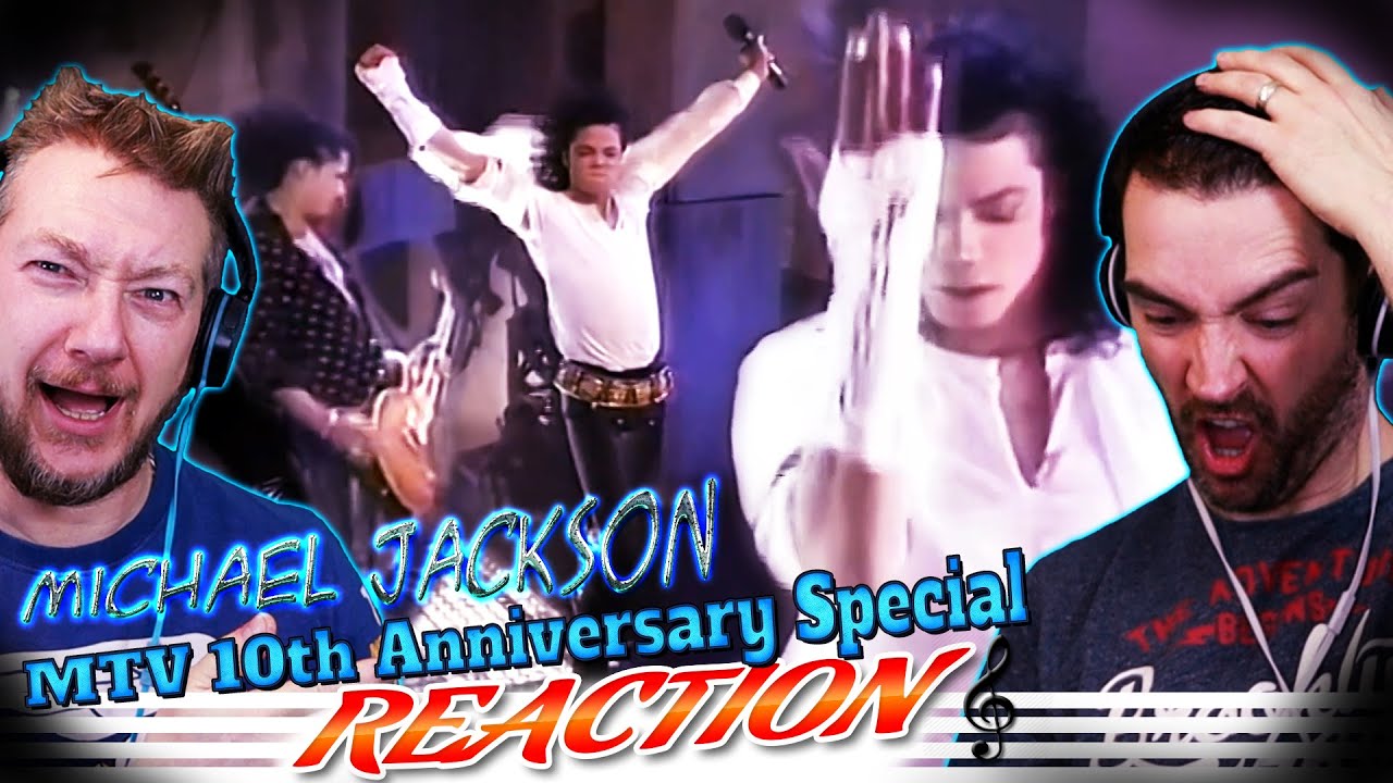 10-я годовщина MTV! РЕАКЦИЯ Майкла Джексона — «Black or White» и «Will You Be There»