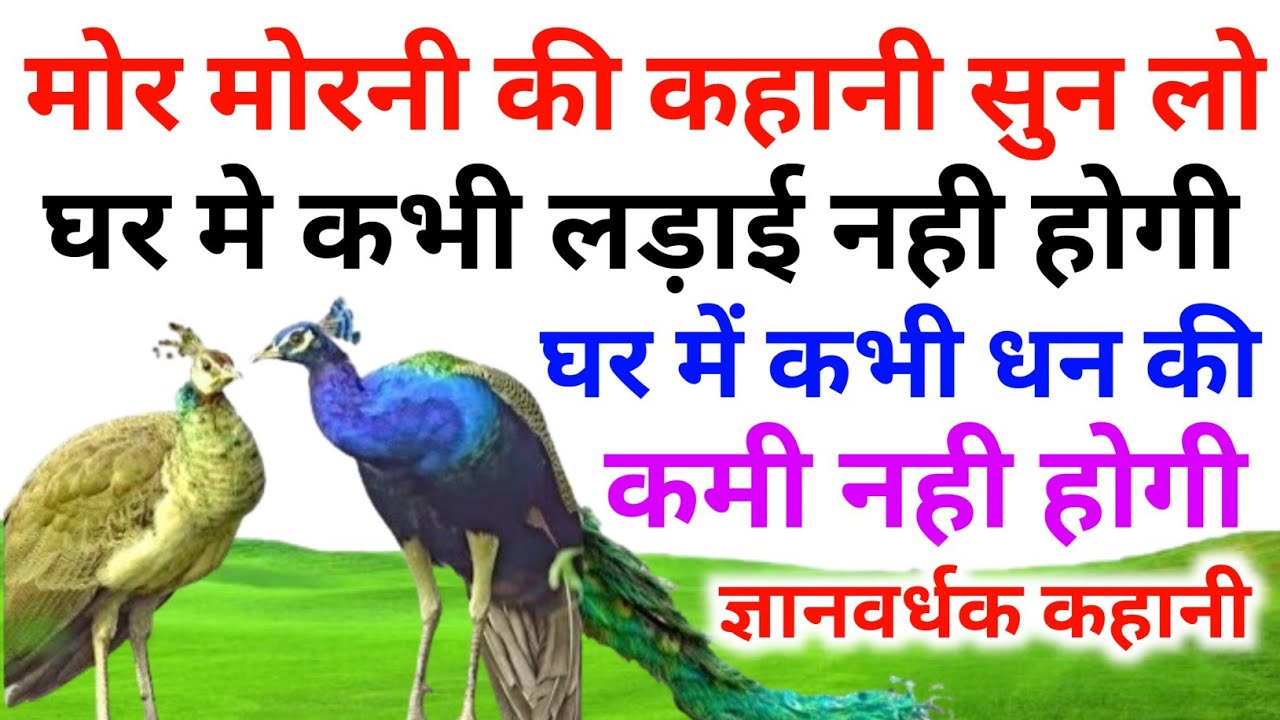 मोर मोरनी की ये बात गोर से सुनली तो घर परिवार मे कभी कलह नही होगी Peacock of Story 