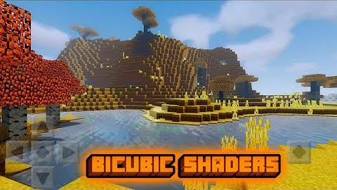 MCPE Ultra Realistic Bicubic Shader Pack With Beautiful Autumn Textures (Ultra HD Textures)