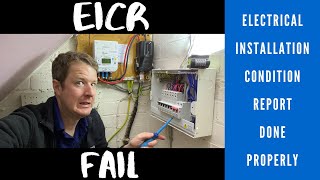EICR Fail - Electricians Day Testing and Inspecting