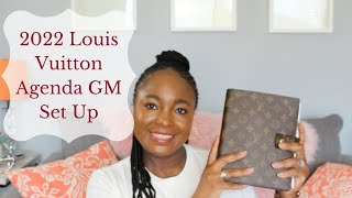2022 LOUIS VUITTON AGENDA GM SET UP: A look at how I set up my planner 