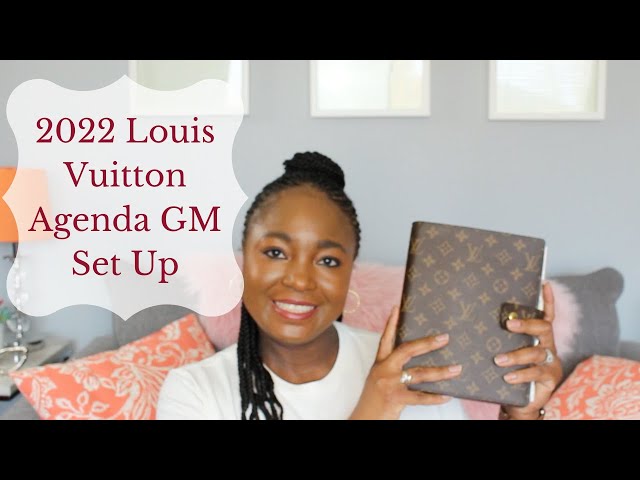 2022 LOUIS VUITTON AGENDA GM SET UP: A look at how I set up my planner 