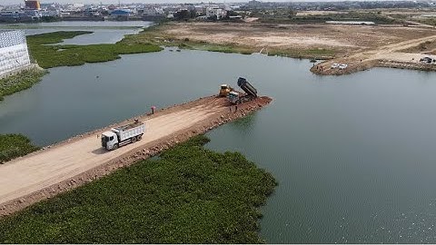 Incredible !!! Road construction Shantui Dozer Pushing Rock Processing New Road