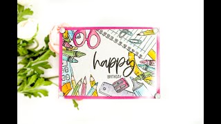 Unity Quick Tip: Framed Acetate Back To School Card