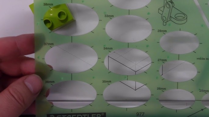  Staedtler Combo Circle Template 977 110 : Office Products