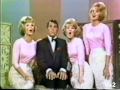 The McGuire Sisters and Dean Martin:   boy names medley...until they got to DEAN!