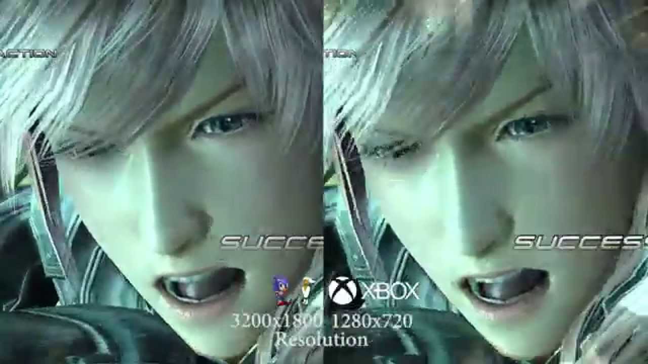 Final Fantasy Xiii 2 Pc Vs Console Comparison 7p 60fps Youtube