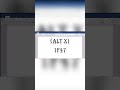 MS Word monster 👾| alt x code / pro word skills