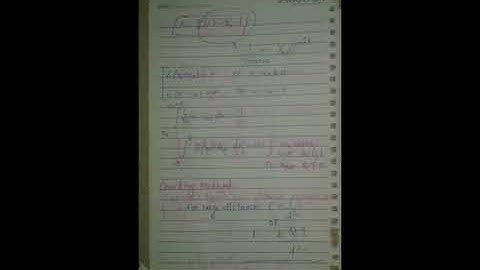 IIT JAM PHYSICS (EMT) SHORT NOTES :: 1