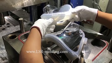 LSR Liquid Silicone Injection Overmolding | Plastic Rubber Over Molding for Full Face Mask