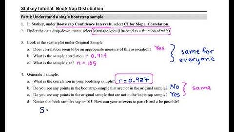 Lock 3 3 3 4 Statkey Boostrap Distribution Correlation