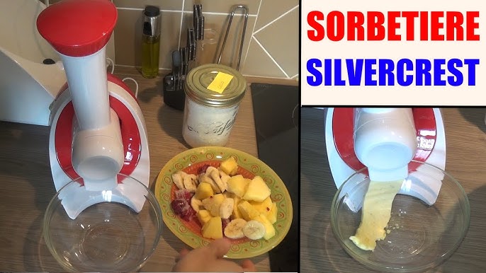 sorbetiere lidl silvercrest test glace fraise ice cream maker eismaschine  heladera 