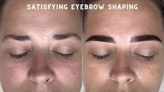 Satisfying Eyebrow Shaping