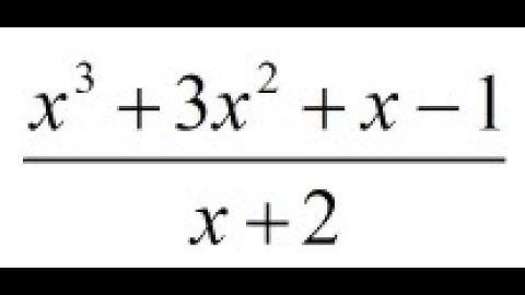Solving a primitive function with polynomial division