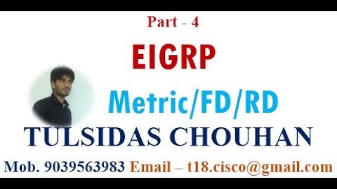 CCNA R&S (200-120) Part - 4 EIGRP Metric Calculation