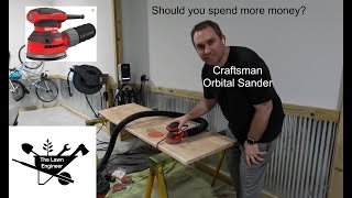 Craftsman Orbital Sander Review - 5 inch Palm Sander