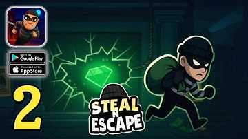 Steal N Escape - Thief Sim 3D - Level 11 to 25  - Gameplay Walkthrough (Android,IOS) Part 2